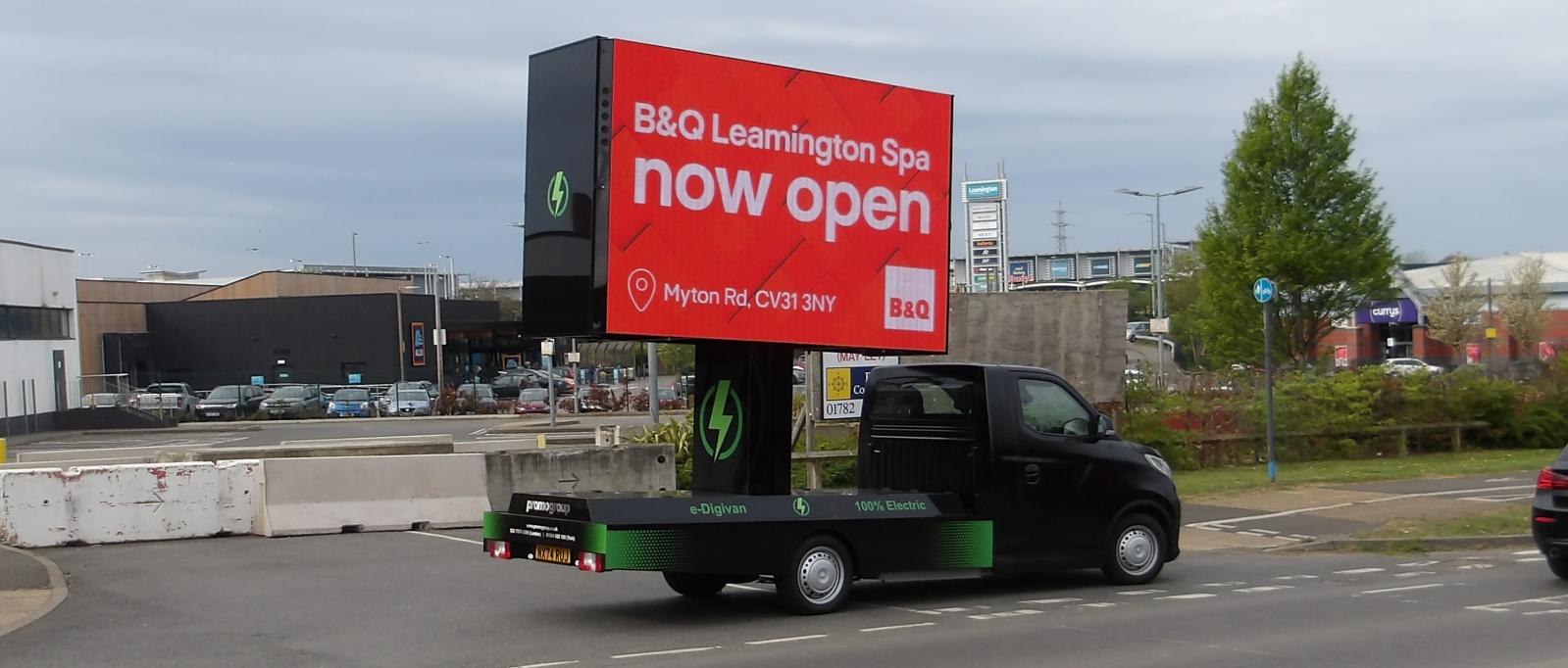 Electric Digital Advertising Vans, Electric Billboard Vans, Electric ...