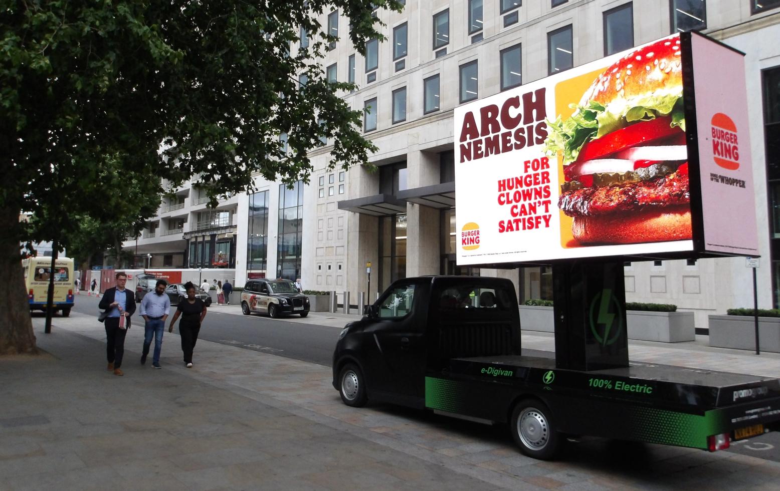 Electric Digital Advertising Vans, Electric Billboard Vans, Electric ...