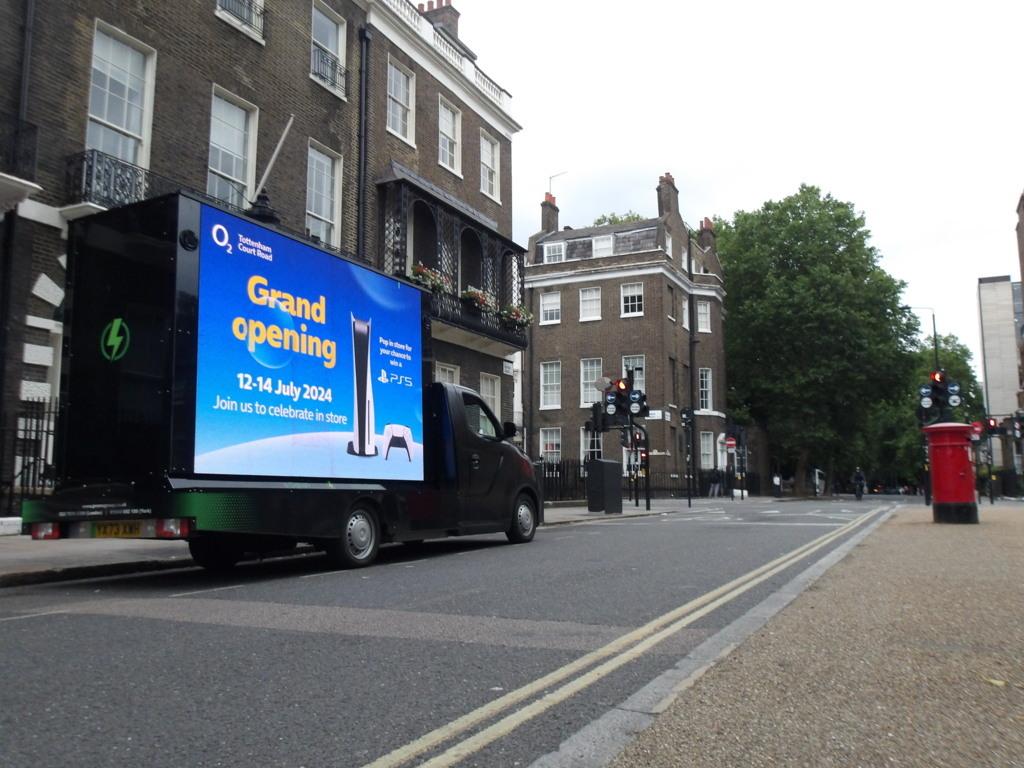 Electric Digital Advertising Vans, Electric Billboard Vans, Electric ...